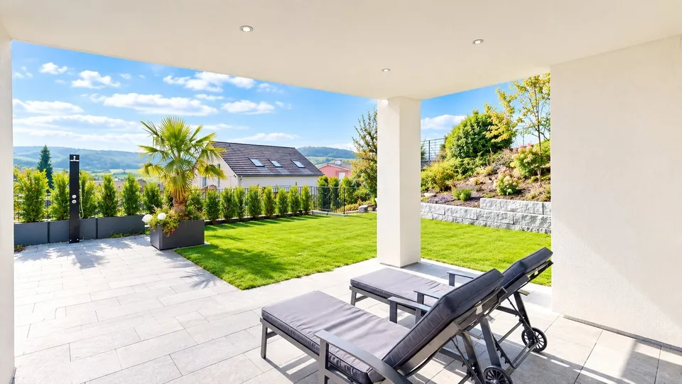Maison de famille lumineuse de 6,5 pièces avec piscine et trois garages à la meilleure vue panoramique de 180 degrés – photo 8 sur 13