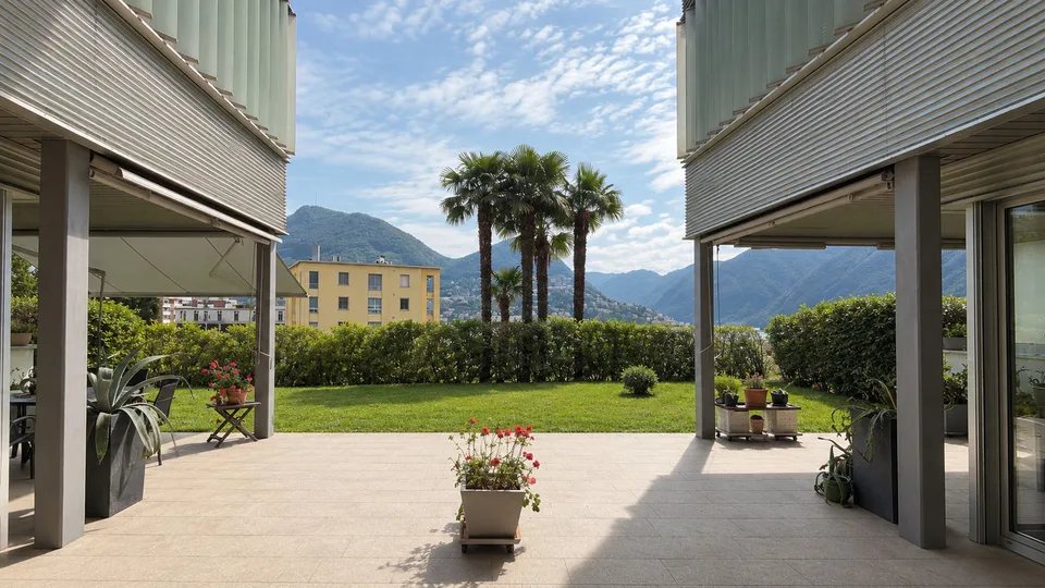 Luminoso appartamento con giardino privato in posizione strategica – Foto 2 von 13