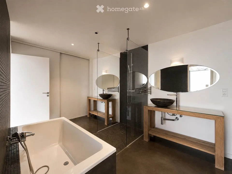 Villa contemporaine d’architecte, 180 m², jardin 1 000 m², patio & vue Salève – photo 8 sur 10
