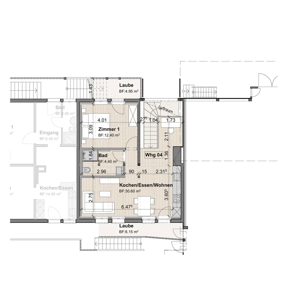 First rental: Beautiful 2.5-room apartment in Emmenmatt