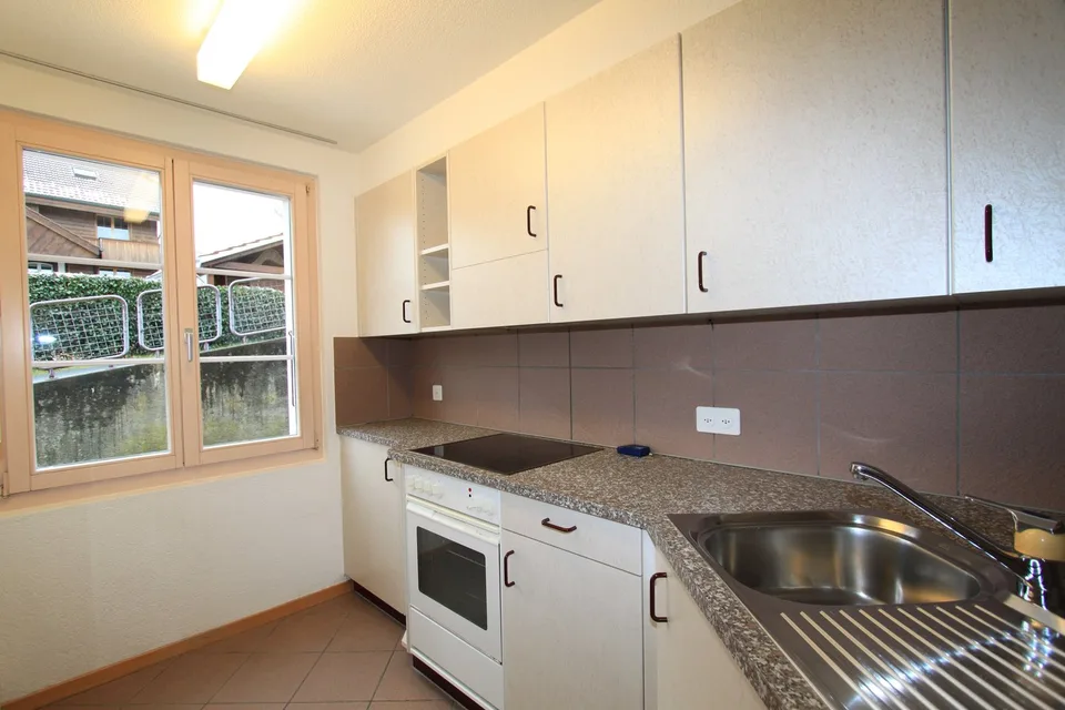 Ampio appartamento 2.5 locali con posto a sedere in giardino