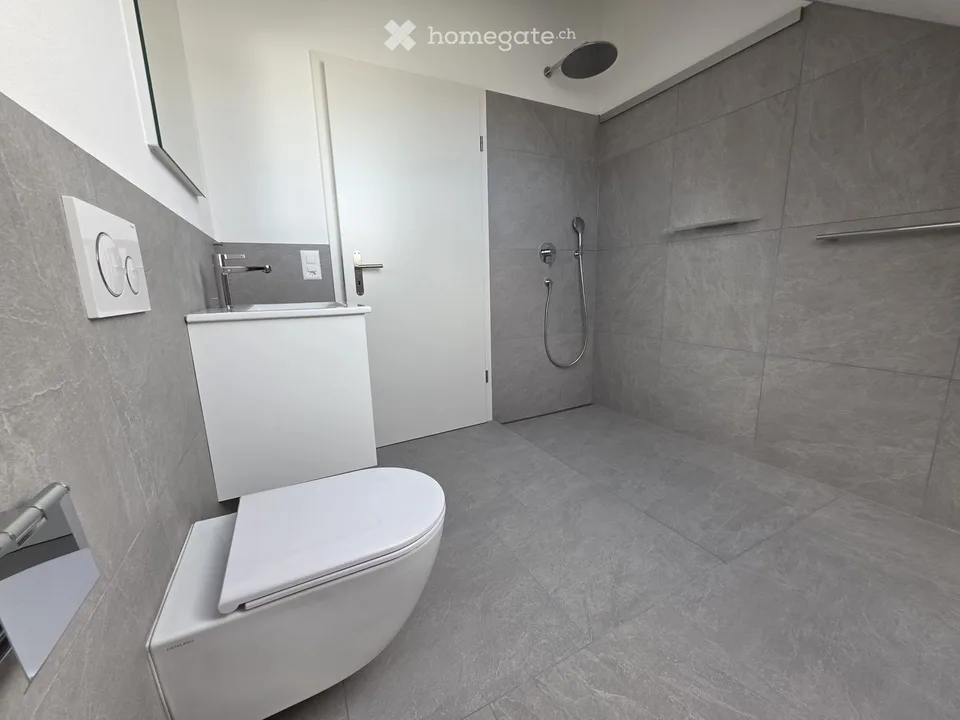 Modern wohnen im Dorfkern – 4.5-Zimmer-Neubauwohnung in Schneisingen