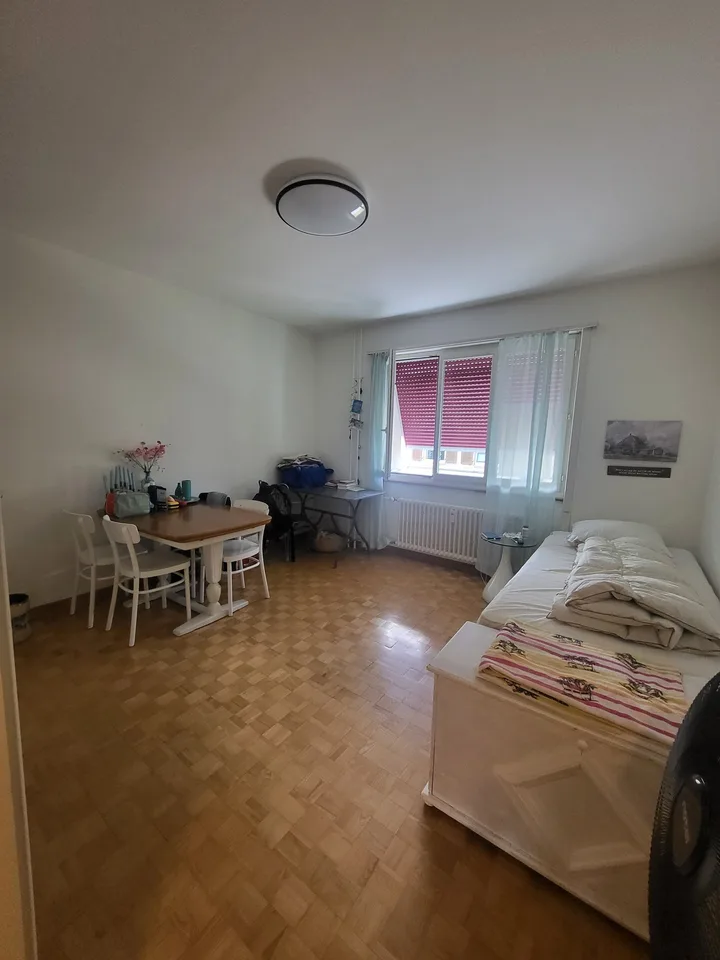Moderne 3-Zimmer-Wohnung mit Balkon und Seenähe in Hünibach