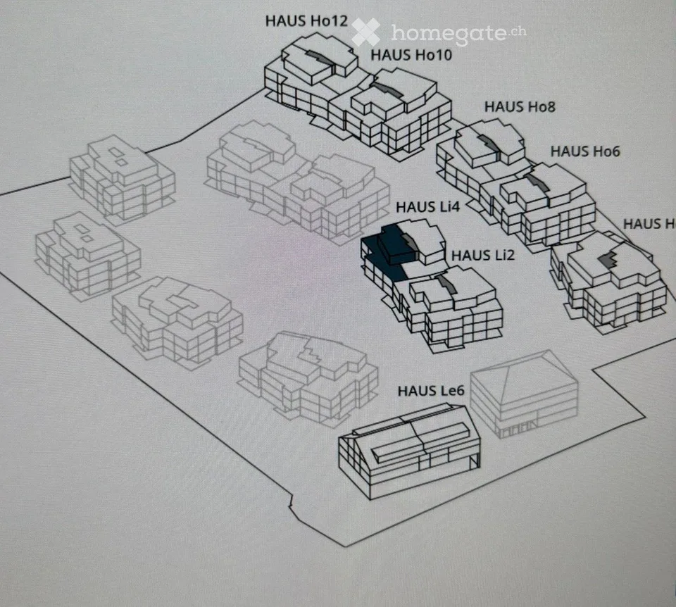 Appartamento attico moderno di 2,5 locali in un edificio nuovo