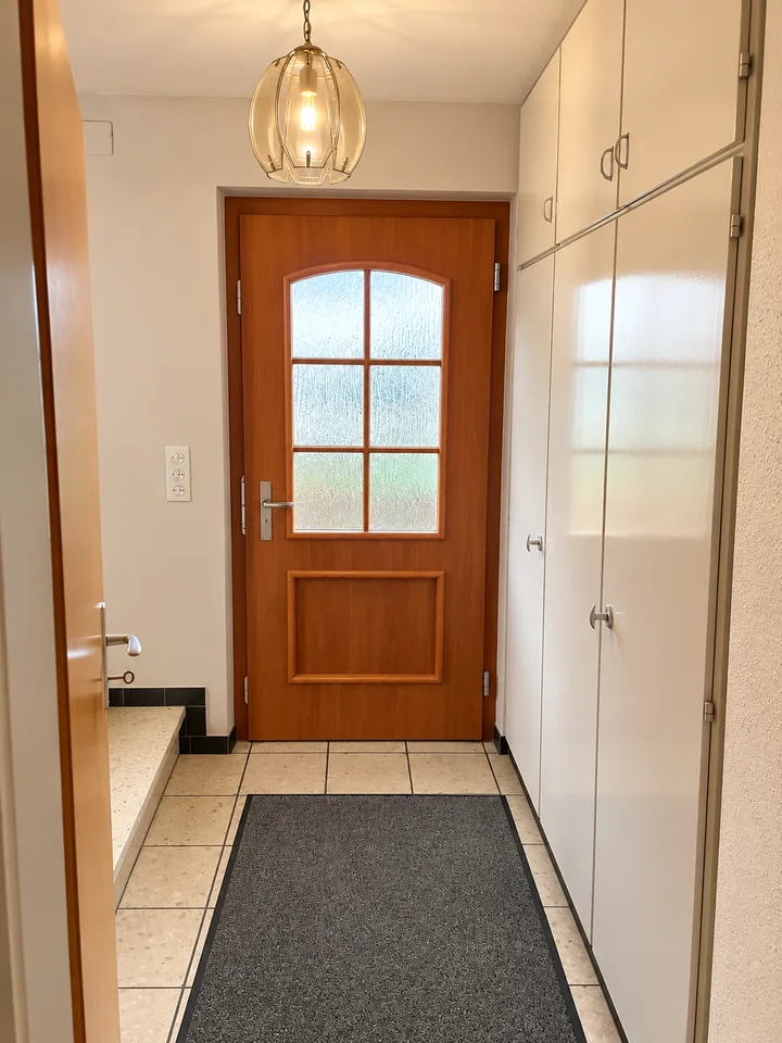 Disponibile dal 01.12.2026 Casa di 5 locali adatta alle famiglie con giardino e area di soggiorno coperta a Erschwil