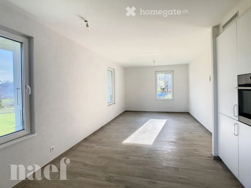 Meravigliosa appartamento di 4,5 locali con vista sul Lago di Ginevra e le montagne