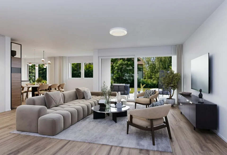 Espace de vie - Appartement exclusif 4½ pièces à proximité de l'Aare ! – photo 2 sur 6
