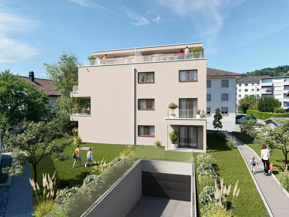 Wohn(T)raum - Exklusive 3½-Zimmer-Maisonette-Attikawohnung mit Blick auf die Aare! – Foto 5 von 6