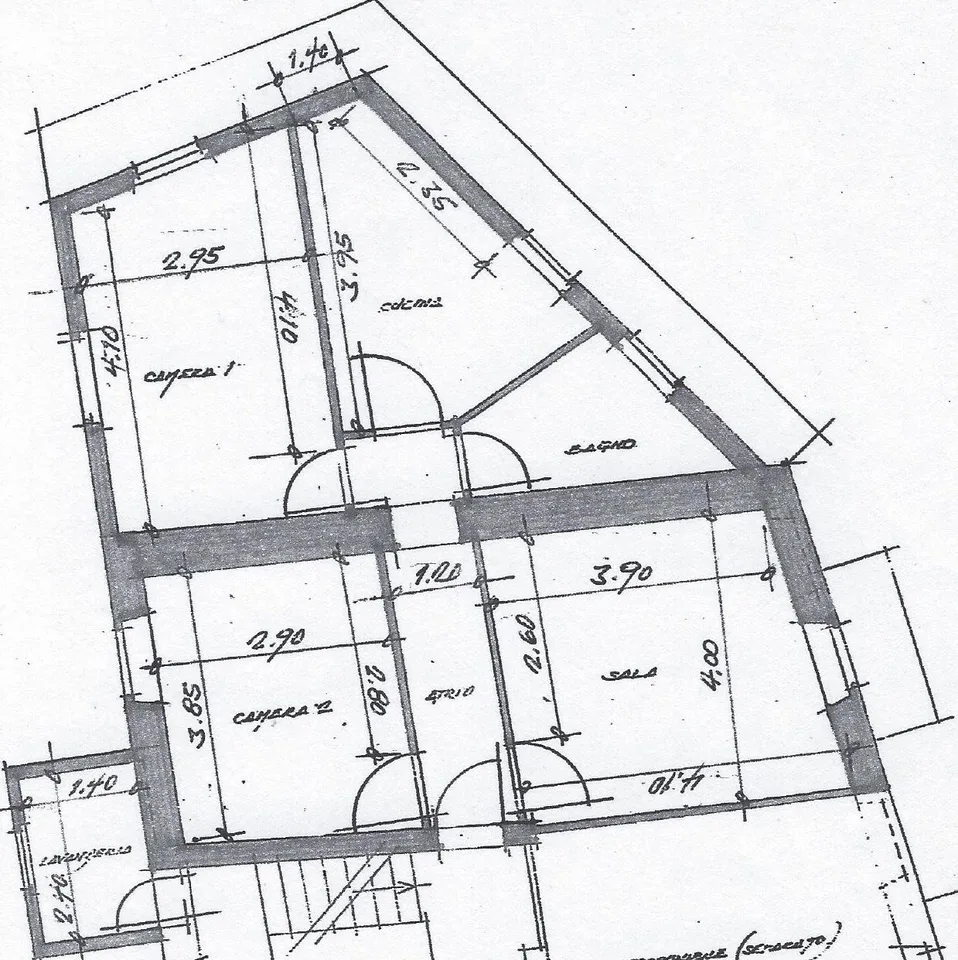3,5 Zimmer in Comano, 2. Stock, verfügbar ab 01.03.2027