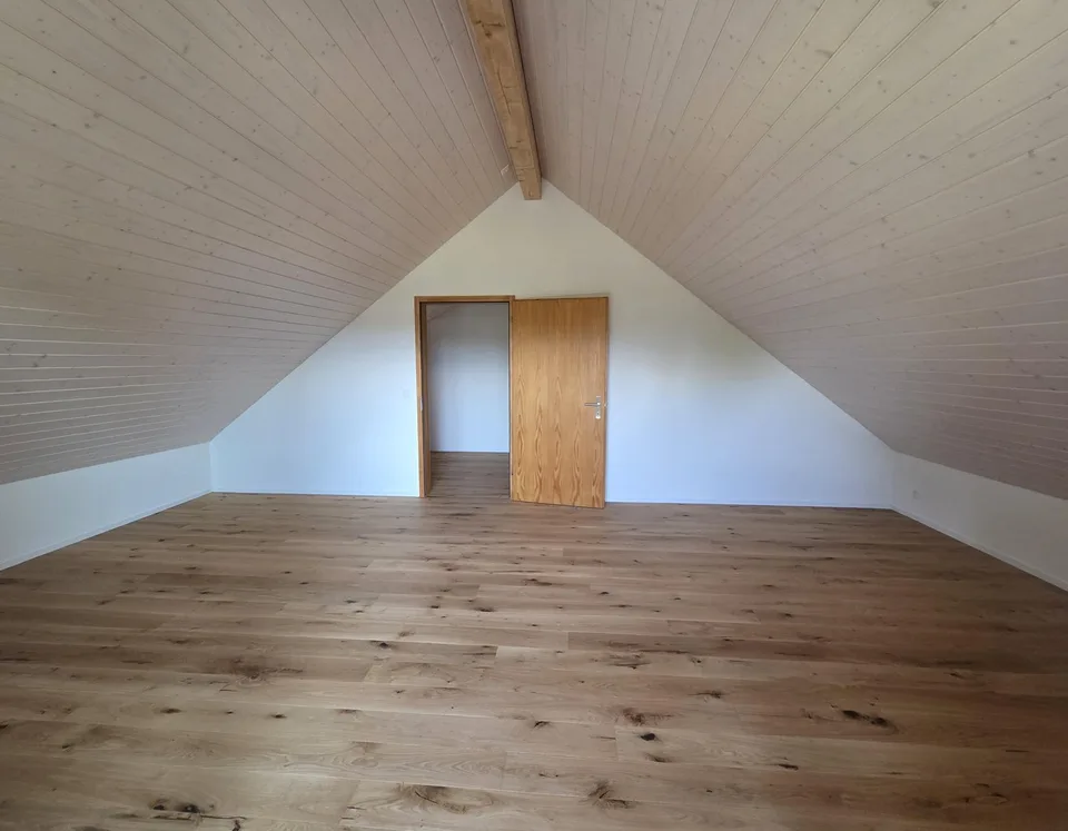 First occupancy: renovated and spacious 3.5-room attic apartment