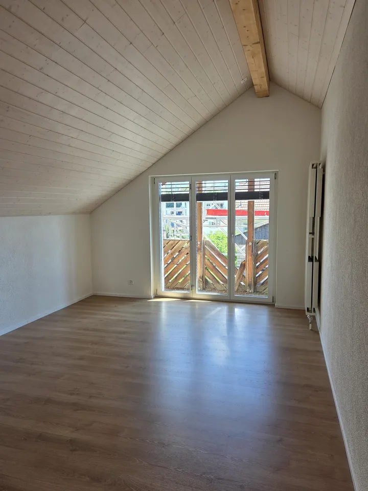First occupancy: renovated and spacious 3.5-room attic apartment