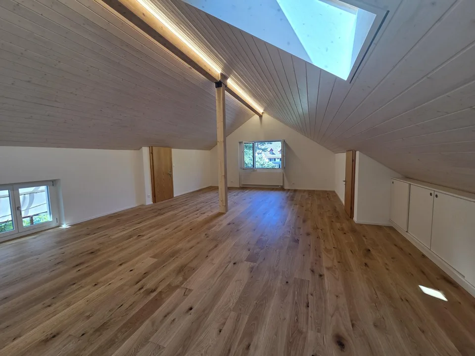 First occupancy: renovated and spacious 3.5-room attic apartment