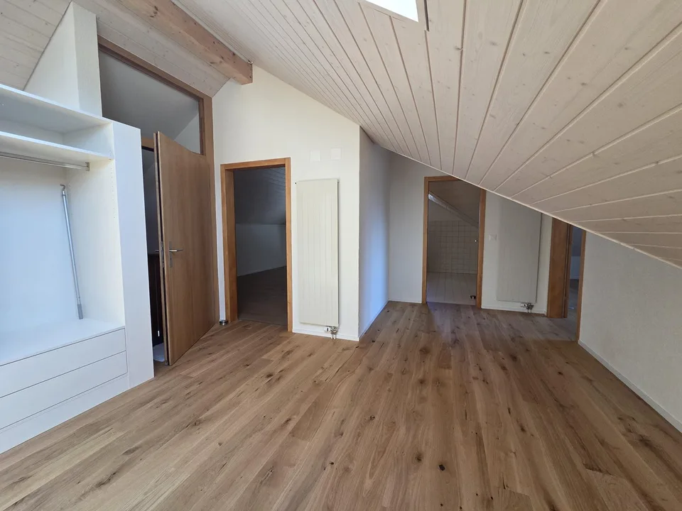 First occupancy: renovated and spacious 3.5-room attic apartment