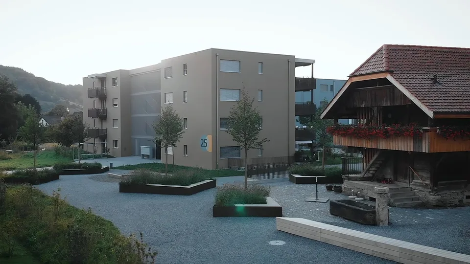 Complesso residenziale DOMUM Gränichen | Case multigenerazionali con coach di insediamento, palestra e molto altro