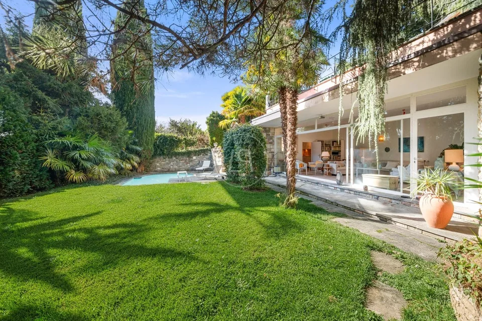 Incantevole proprietà con atmosfera mediterranea e vista lago a Pully – foto 2 di 13