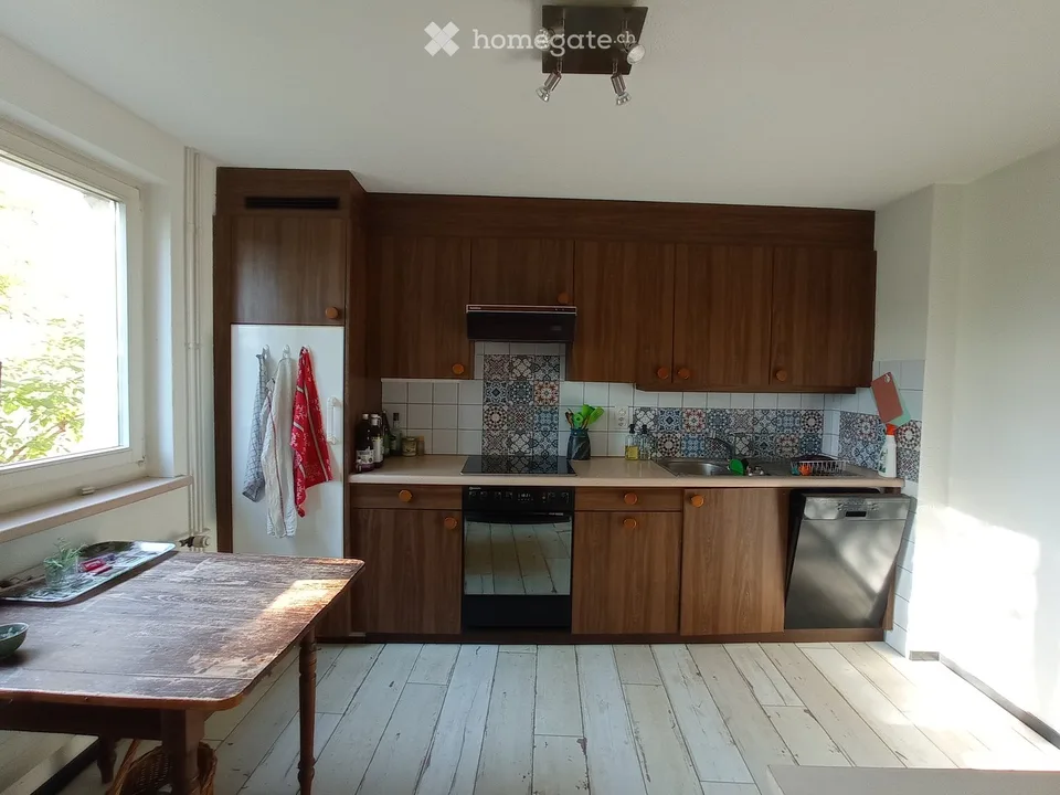 Charmante 3.5-Zimmer-Altbauwohnung mit Gärtli in Münchenstein