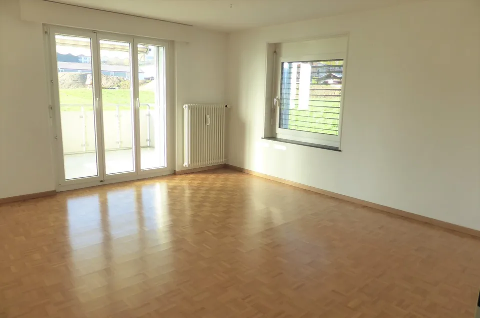 3-bedroom apartment with a view of the green