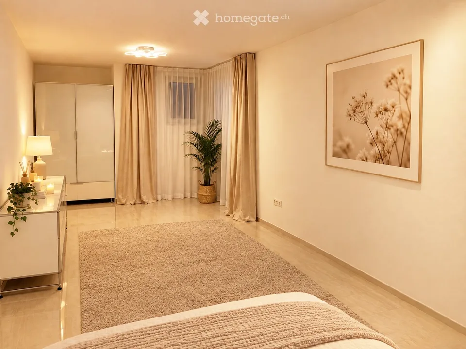 Appartement neuf, moderne avec une superbe vue sur le lac et un emplacement au bord du lac
