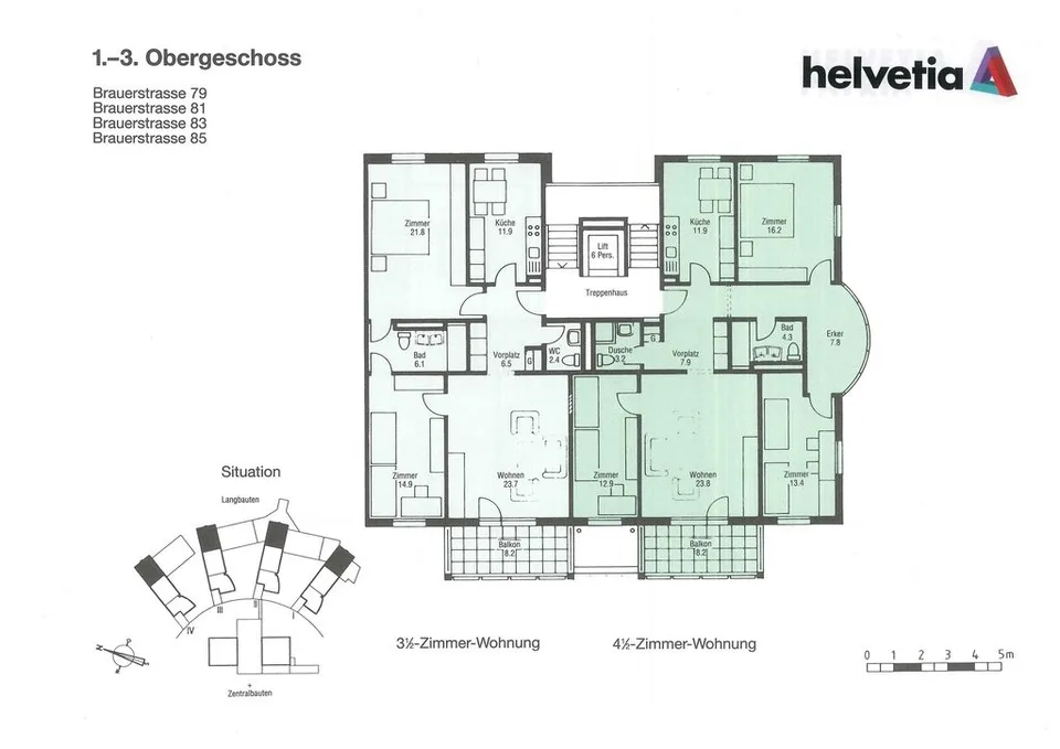 4.5 Zimmer Wohnung in St. Gallen – Foto 11 von 11