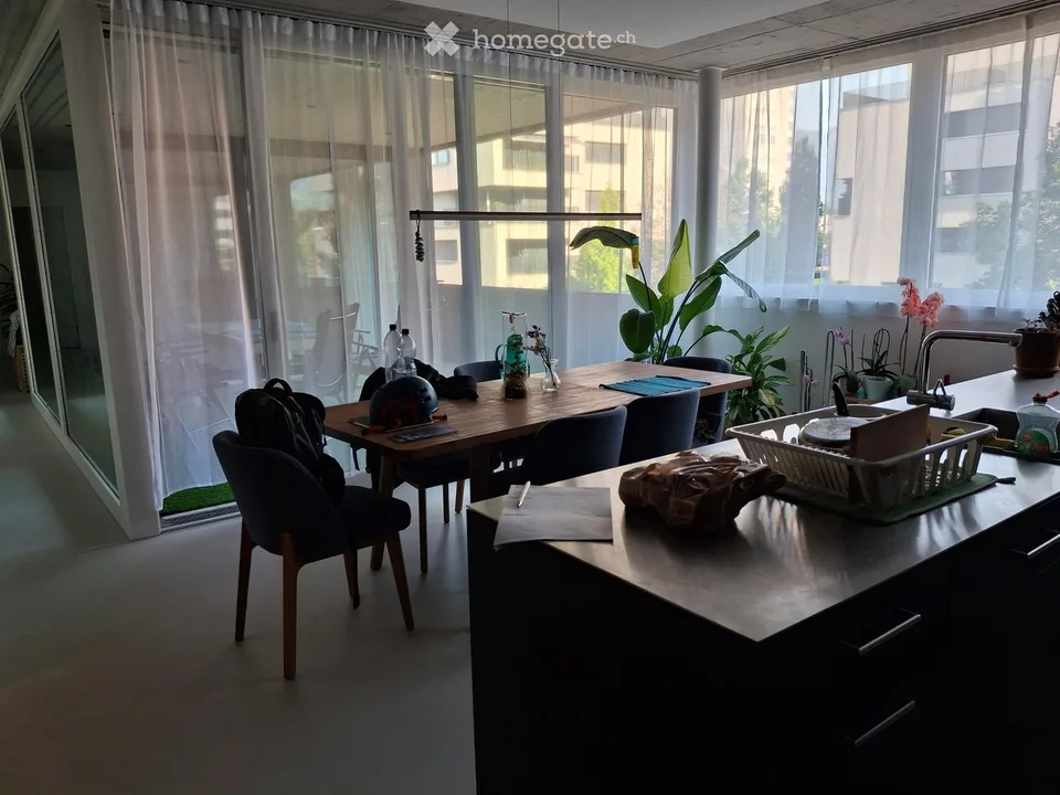Bright 4.5-room apartment with balcony and beautiful view in Buchs SG