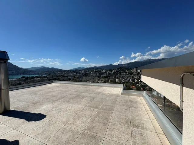 Mietwohnung 5.5 Zimmer Dachgeschoß mit Seeblick in Viganello – Foto 7 von 28