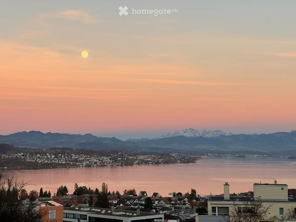 Traumhafte Terrassenwohnung mit unverbaubarer Sicht auf See und Berge – Foto 16 von 18