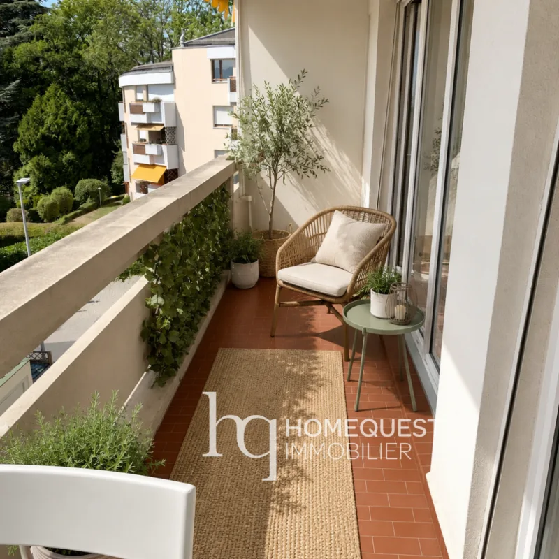 Helles Apartment von 72 m² mit Südbalkon, Garage-Box und Potenzial zur Umgestaltung in 3 Zimmer, in einer gesuchten Wohngegend in Pully. – Foto 7 von 7