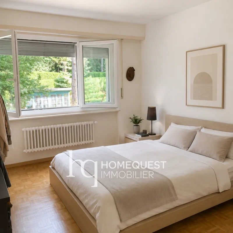 Helles Apartment von 72 m² mit Südbalkon, Garage-Box und Potenzial zur Umgestaltung in 3 Zimmer, in einer gesuchten Wohngegend in Pully. – Foto 5 von 7