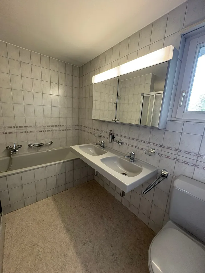 Renovierte helle 4.5-Zimmer-Dachgeschosswohnung mit Balkon in Bassersdorf