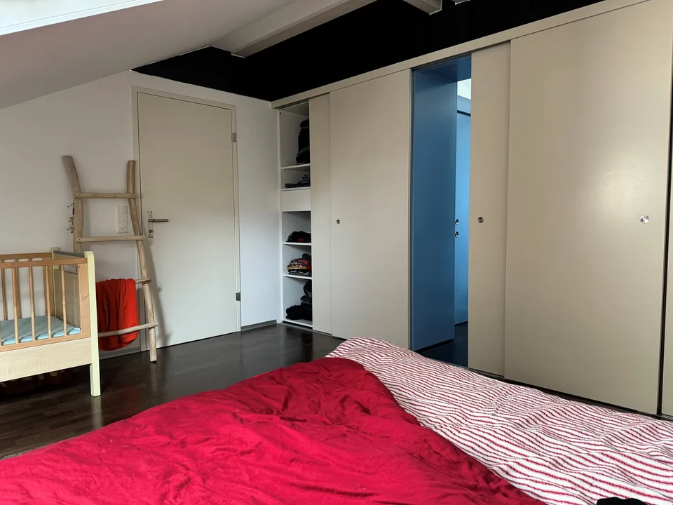 Grosszügige 2.5-Zimmer-Dachwohnung mit grossem Balkon an zentraler Lage – Foto 8 von 12