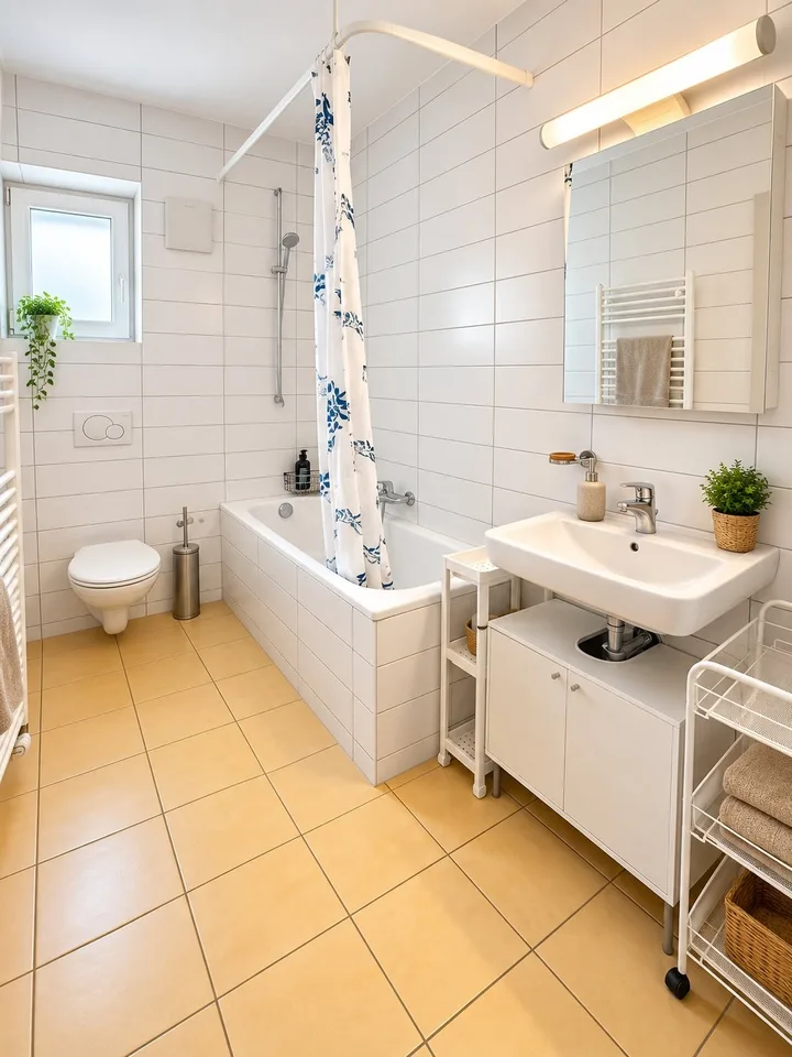 Dreizimmerwohnung im ersten Stock
