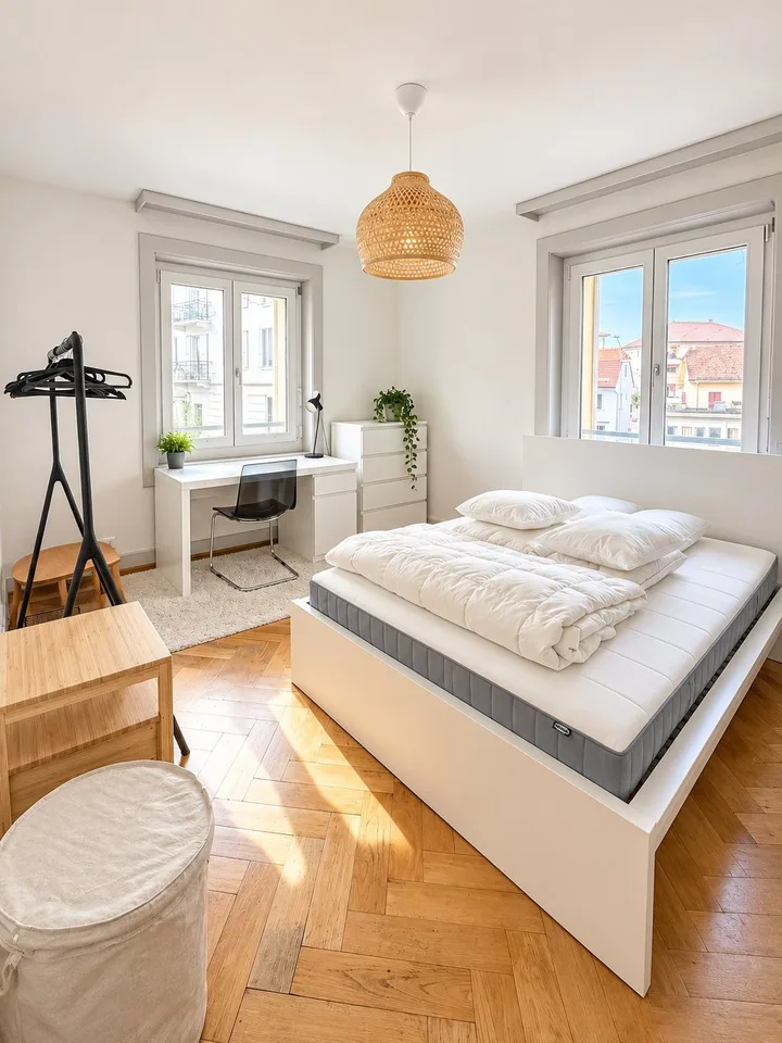Dreizimmerwohnung im ersten Stock