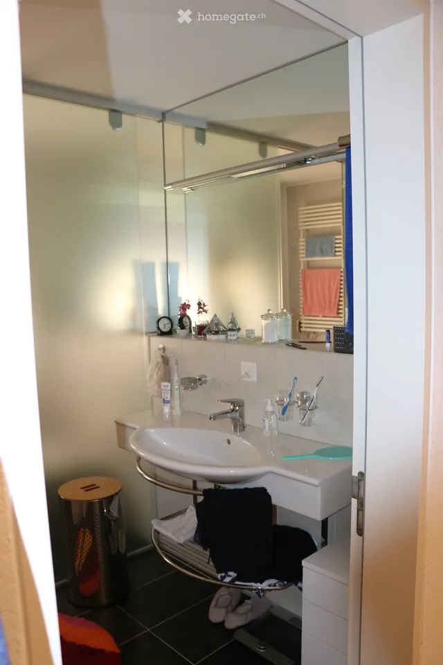 Appartement lumineux 4,5 pièces au dernier étage avec ascenseur et vue panoramique dans le centre villageois calme de Schwyz