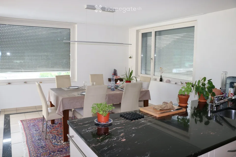 Appartement lumineux 4,5 pièces au dernier étage avec ascenseur et vue panoramique dans le centre villageois calme de Schwyz