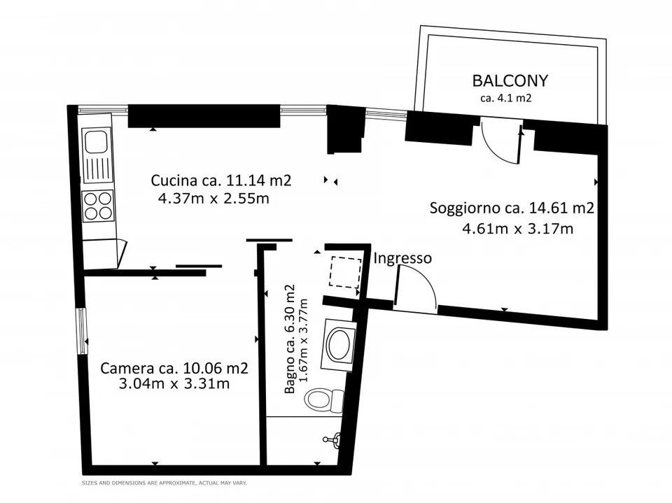 2.5 Zimmer Wohnung in Viganello – foto 6 di 6