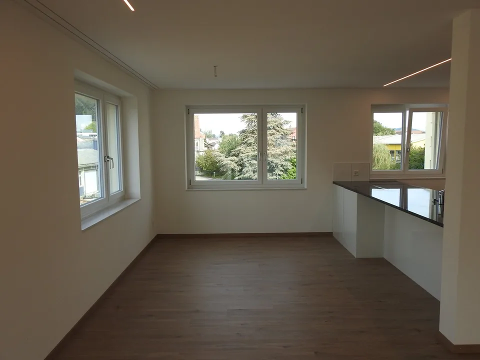 Modern 3.5-room apartment with sunny balcony and laundry tower