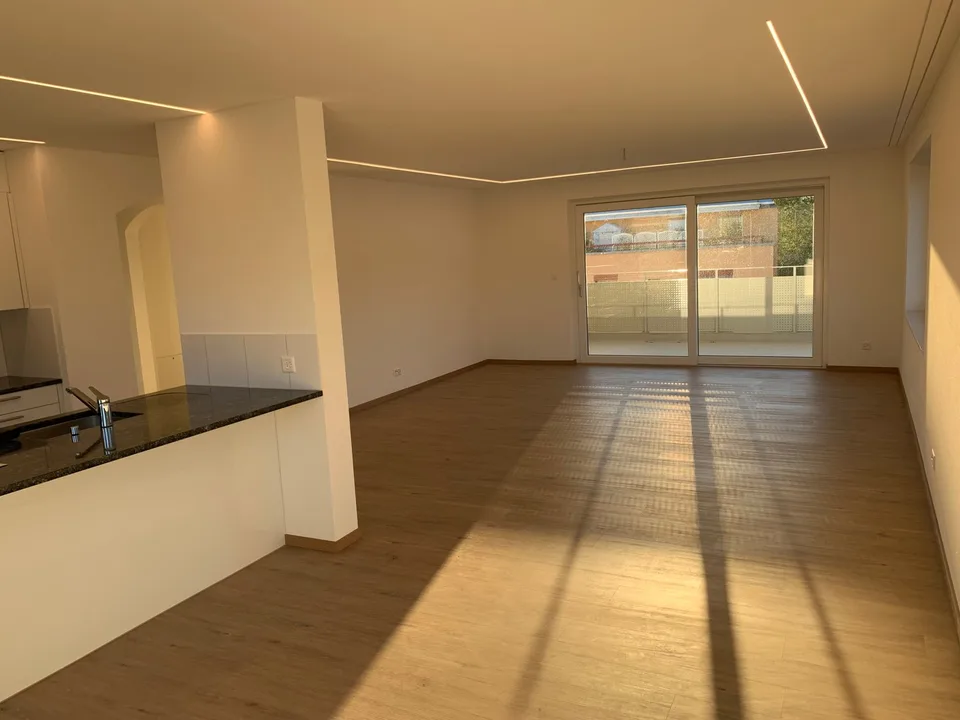 Modern 3.5-room apartment with sunny balcony and laundry tower