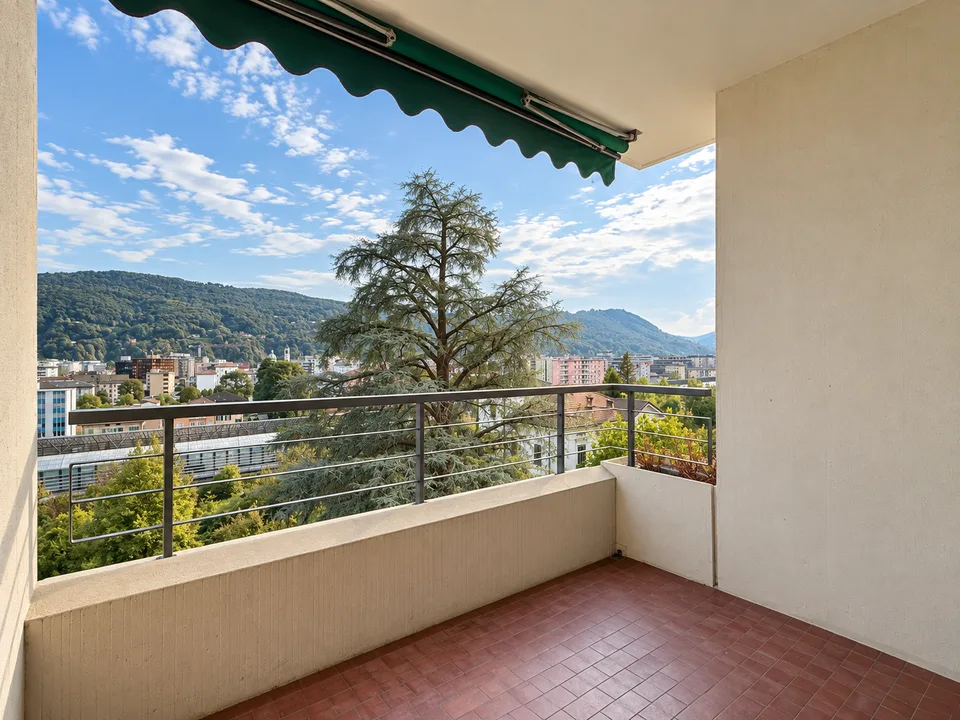 Vacallo: Affittasi luminoso ed ampio monolocale con vista dominante