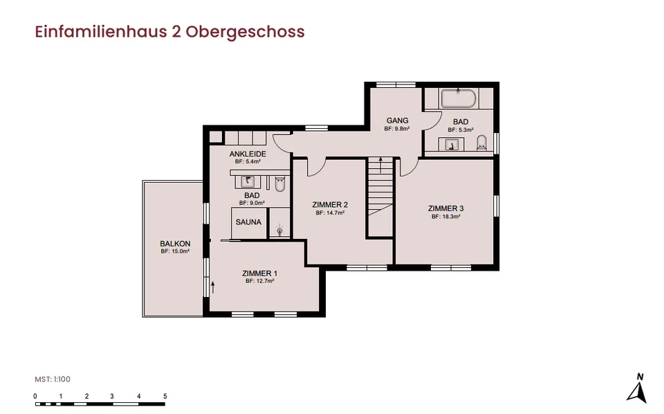 New construction project "im Gärtli" Wilchingen - Single-family house with own garden share – photo 8 of 9