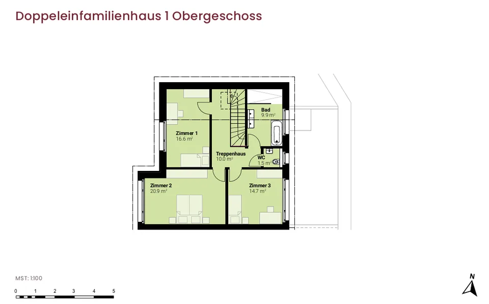 Neubauprojekt "im Gärtli" Wilchingen - Ihr modernes Doppeleinfamilienhaus – Foto 9 von 10