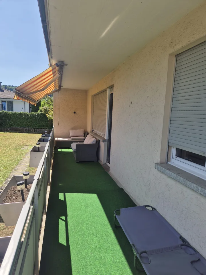 Appartement unique de 4,5 pièces avec grand balcon !