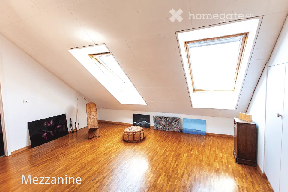 Duplex en attique 4,5 pièces – 135 m² – 3 chambres + mezzanine