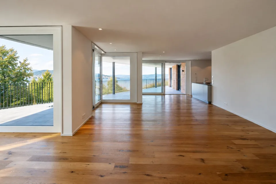 Wie wäre es mit einer Wohnung direkt am See?