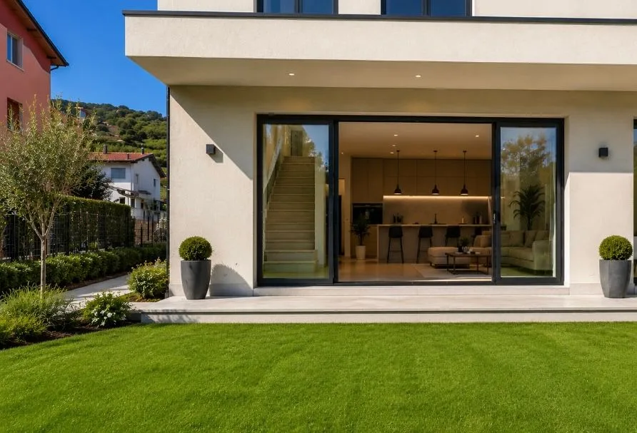 Nouvelle villa avec jardin privé