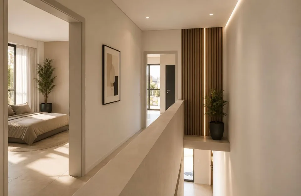 Nouvelle villa avec jardin privé