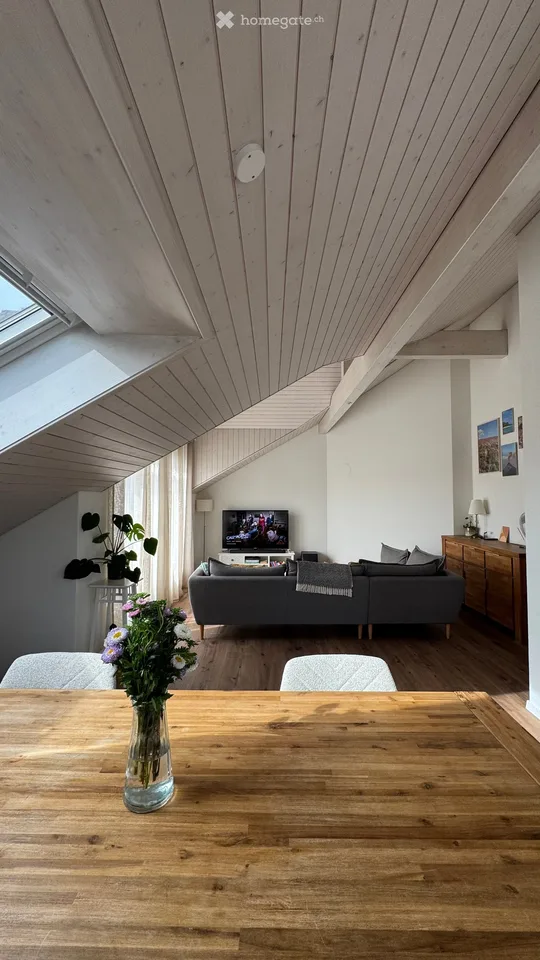 Charming 3.5-room attic apartment in Inwil