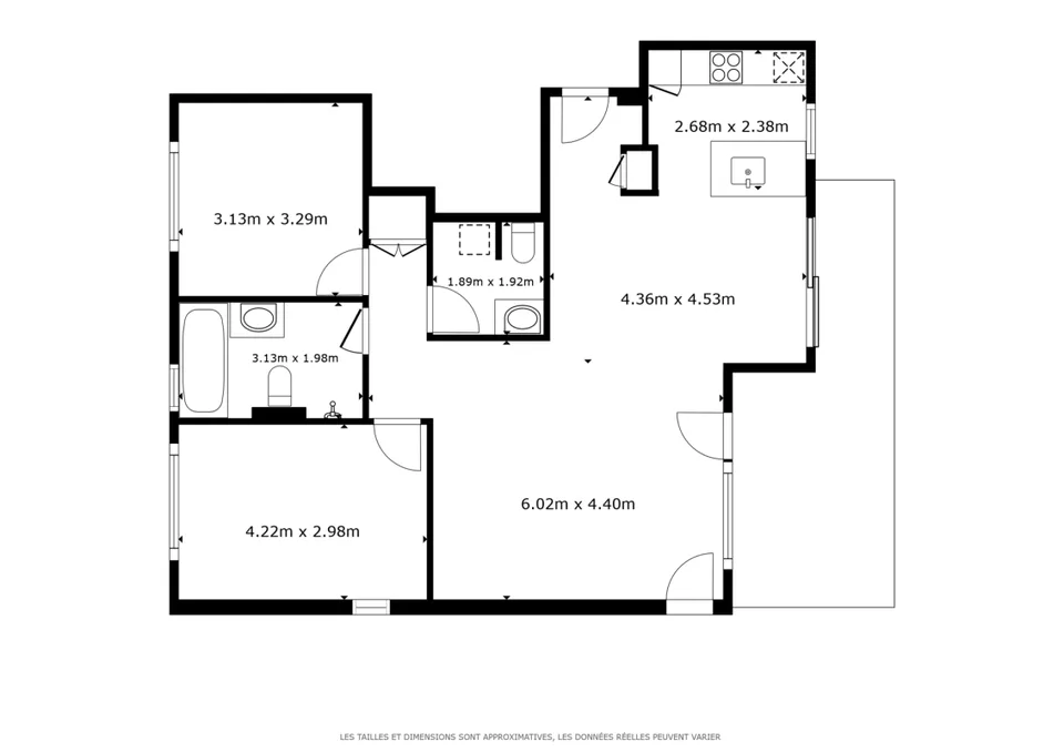Spacieux 3 pièces 1/2 en rez-de-jardin de 107 m² – photo 18 sur 32