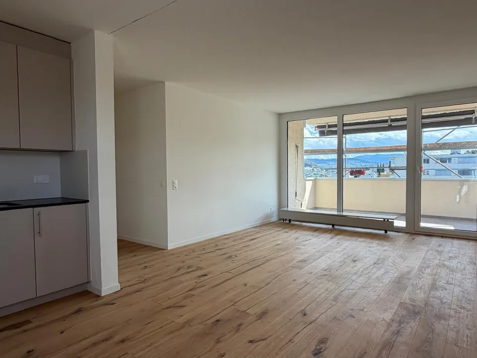 Neu sanierte 3.5-Zimmer-Wohnung mit schöner Aussicht
