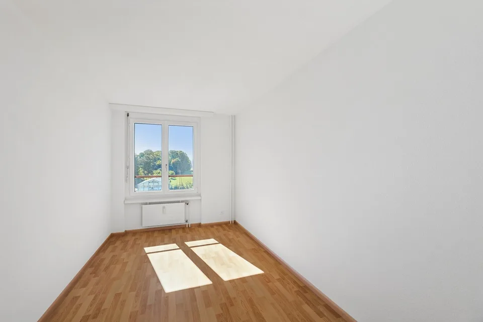 Attractive and renovated 4.5-room apartment with a view, elevator & underground parking