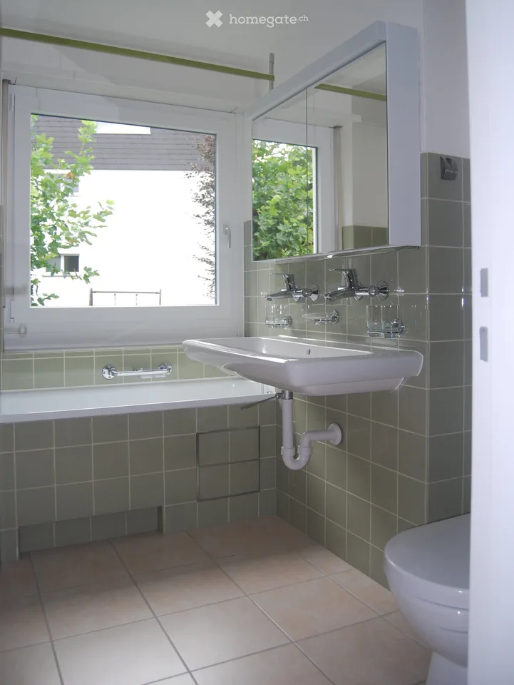 Helle 4.5-Zimmer-Wohnung im Erdgeschoss mit Balkon und Garage in Therwil